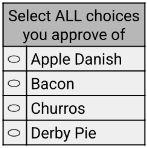 Approval ballot